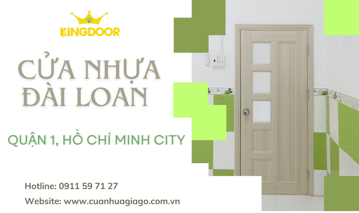 Giá cửa nhựa Đài Loan tại Quận 1 | Cửa nhựa giá rẻ